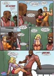 aleysha_simmons big_breasts blake_patterson blonde blonde_female blonde_hair busty cock_hungry dark-skinned_female dark-skinned_male horny_female kennycomix light-skinned_female light-skinned_male male meet_the_neighbors meet_the_neighbors_(comic) molly_patterson page_5 rabies-t-lagomorph tagme tyrone_simmons