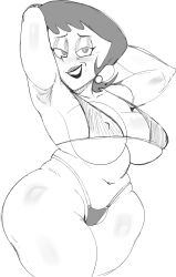 dexter's mom from cartoon network by hikinks