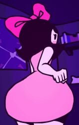 1girls 2d 2d_animation animated ass ass_focus bendoverarts69 big_ass black_hair blush bow british dress dress_lift female friday_night_funkin friday_night_funkin_(twinsomnia) girl_(sock.clip) heart huge_ass mob_face presenting_hindquarters tagme thick_ass white_skin