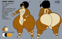 anthro big_ass bubble_butt canid canine dumptruck_ass femboy girly huge_ass jacky_arts large_ass makeup male male_only muscular muscular_male nude reference_sheet thick_thighs thunder_thighs venus_(jacky_arts) wide_hips