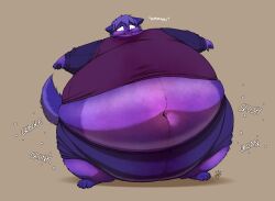 blueberry_inflation furry inflation spherical_inflation tagme thick_thighs wide_hips zoidberg656