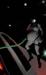 3d bloated_belly ovinaxu pregnant spacesuit