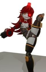 3d 3d_model female girl legs_apart mimi_sentry red_hair robot robot_girl sentry_(team_fortress_2) sentry_turret solo solo_female team_fortress_2 tf2 theheretek transparent_background valve valve_(company)