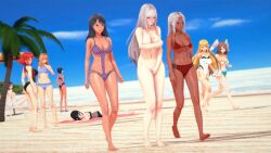 10girls 3d 6+girls ass barefoot beach beach_towel bikini black_hair black_swimsuit blonde_hair blue_bikini blue_bikini_bottom blue_hair blue_swimsuit bodystocking_under_bikini breasts brown_hair cleavage clothed_female_nude_female completely_nude completely_nude_female covered_navel covering_breasts covering_crotch dume elma_(xenoblade_x) embarrassed_nude_female enf ethel_(xenoblade) eunie_(xenoblade) female female_only fiora_(xenoblade) long_hair medium_hair morag_ladair_(xenoblade) mythra_(radiant_beach)_(xenoblade) mythra_(xenoblade) navel one-piece_swimsuit palm_tree purple_swimsuit pyra_(pro_swimmer)_(xenoblade) pyra_(xenoblade) red_bikini red_hair red_swimsuit sand sena_(xenoblade) sharla_(xenoblade) short_hair sports_bikini strapless_swimsuit white_bikini_top white_hair white_swimsuit xenoblade_(series) xenoblade_chronicles xenoblade_chronicles_(series) xenoblade_chronicles_2 xenoblade_chronicles_3 xenoblade_chronicles_x