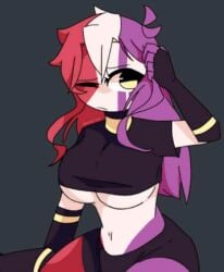 1girls big_breasts clothing countryhumans countryhumans_girl countryhumans_oc female female_only fevie_(markai_cat) markai_cat solo