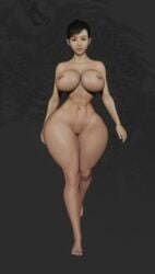 1girls 3d alternate_version_available animated ass big_ass big_breasts big_butt breasts ekila22 fat_ass fat_butt female female_only huge_breasts no_sound nude nude_female ryuu_ga_gotoku sawamura_haruka solo tagme thick_ass thick_butt thick_thighs video walking