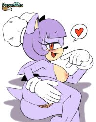 anthro ass big_breasts blush breasts clothing eulipotyphlan fan_character female fur genitals gloves hair hair_buns handwear hedgehog looking_at_viewer mammal mobian_(species) nipples nude oc original_character pepamintop purple_eyes pussy red_eyes sega shyna_the_hedgehog simple_background smile smiling_at_viewer solo sonic_(series) sonic_fan_characters sonic_oc sonic_team sonic_the_hedgehog_(series) teasing thick_thighs