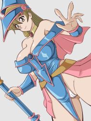 alexis_rhodes black_magician_girl_(cosplay) blonde_hair dark_magician_girl_(cosplay) female glamour_works huge_breasts smile tenjouin_asuka underwear voluptuous yu-gi-oh! yu-gi-oh!_gx