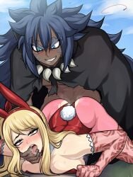 1boy 1girls acnologia adult_and_teenager age_difference ahe_gao aldharoku aroused ass bad_end blonde_hair blue_hair blush breast_press breasts broken_rape_victim bunny_ears bunnysuit clothed_sex corruption crotchless dark-skinned_male defeat_sex defeated defeated_heroine doggy_style elbow_gloves face_down_ass_up fairy_tail female_focus female_human femsub fucked_into_submission fucked_senseless fucked_silly human large_breasts larger_male leotard light-skinned_female light_skin looking_pleasured lucy_heartfilia maledom mature_male mind_break older_male older_man_and_teenage_girl older_penetrating_younger pleasure_rape rape rolling_eyes sex sex_from_behind size_difference smaller_female smile teenage_girl teenager thick_thighs thighhighs thrusting tongue tongue_out torn_clothes torn_legwear torogao vaginal_penetration wide_hips younger_female