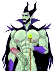 abs biceps big_chest big_cock big_pecs big_penis blueboybara boner bulging_biceps disney disney_villains erect_penis erection genderbend genderswap genderswap_(ftm) green_skin hard_on horns huge_chest huge_cock huge_pecs huge_penis looking_at_viewer male male_only maleficent muscles muscular muscular_male pecs rule_63 sleeping_beauty_(1959_film) standing veiny_penis