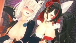 1futa 1girl1futa 1girls 3d alternate_costume animated big_breasts black_hair blush blushing breasts clothed covered_eye cum cum_in_pussy cum_inside doggy_style female fox_ears fox_girl fox_tail from_behind futa_on_female futanari happy_sex hololive hololive_gamers indoors koi_s3 longer_than_30_seconds mp4 nipples no_bra no_panties nsfw_sonia_va ookami_mio sharp_touth shirakami_fubuki sound tagme twintails vaginal_penetration video virtual_youtuber voice_acted vtuber white_hair wolf_girl wolf_tail yellow_eyes