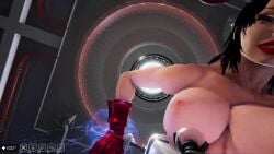 animated black_hair bondage fingering groping horn horns licking_face licking_pussy milking_machine mind_break oral pov rape red_eyes red_lipstick slap sound tagme the_villain_simulator undressing vaginal_penetration video video_games