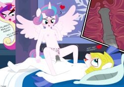 absurd_res age_difference angry anthro clothing clothing_aside cross-popping_vein duo equid equine female flurry_heart_(mlp) friendship_is_magic hasbro hi_res horse male male/female mammal my_little_pony nude penetration penile penile_penetration penis_in_pussy pony princess_cadance_(mlp) royal_guard_(mlp) tolpain underwear underwear_aside vaginal_penetration vaginal_penetration younger_female