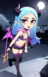 ai_generated andrea_davenport bra clothing cosplay demon_girl demon_horns disney disney_channel high_resolution qiller sole_female tagme the_ghost_and_molly_mcgee