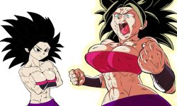 abs caulifla dragon_ball female muscular_female pseudocel tagme