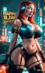 1girls 3d ai_generated altered_gf athletic athletic_female big_breasts bottom_heavy breasts busty cleavage curvaceous curvy curvy_figure cyberpunk cyberpunk_(series) cyberpunk_2077 eyebrows eyelashes eyes female female_focus female_only fit fit_female hair hips hourglass_figure huge_breasts human large_breasts latex legs light-skinned_female light_skin lips original original_character slim_waist solo stable_diffusion thick thick_legs thick_thighs thighs top_heavy upper_body voluptuous waist wide_hips