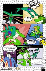 alligator bartom bra crocodile darius_dragon dragon female jockstrap male panties raymond_python ref referee reptile_wrestling_federation rex_crocodile rwf shorts skunk tank_top wrestling