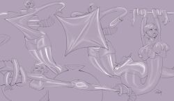 1girls 2020s 2025 5_fingers absurd_res absurd_resolution absurdres breasts deerdune09 digital_drawing_(artwork) digital_media_(artwork) digital_sketch elastic elastic_arms elastic_body elastigirl gritted_teeth gritting_teeth helen_parr hi_res high_resolution highres human human_only monochrome not_furry not_furry_focus open_mouth purple_back signature sketch squeezing_breast squeezing_breasts stretch stretched stretching stretchy_arms stretchy_body stretchy_legs superhero_costume superheroine the_incredibles tongue_out uncolored