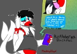 1boy anthro anthro_male anthro_only anthro_solo balls black_hair black_hair_male blackmail blue_phone blue_sclera blush borzoi canid canine canine_genitalia canine_penis chubby chubby_male clothes clothing cock copperhead_(lee_wolfdog) dark_grey_background dick dick_pic dickpic digital_media_(artwork) domestic_dog fish_tail floppy_ears fur furry furry_male furry_only furry_solo genitals glasses gray_background grey_background grey_tank_top hair half_body halfbody holding_object holding_phone hybrid jpeg kinktober kinktober_2025 knot knotted_penis lee_wolfdog lidded_eyes long_snout looking_at_phone male male_anthro male_furry male_only nervous nervous_sweat no-human no_human no_humans non-human non-human_only only_furry only_male original overweight penis phone picture plain_background red_belly red_fingers red_fur red_snout simple_background singlet slightly_chubby slightly_chubby_anthro slightly_chubby_male solo solo_anthro solo_furry solo_male standing standing_up sweat sweatdrop sweating tail tank_top tanktop testicles text text_message whale_tail white_body white_fur white_outline