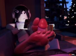 1boy 1boy1girl 1girls 3d 3d_(artwork) 3d_animation animated animation cock dick feet feet_fetish feet_focus feet_on_penis female foot_fetish foot_focus footjob looking_at_phone looking_down male male/female marsbloxx mp4 penis phone roblox roblox_avatar robloxian tagme uninterested uninterested_female uninterested_sex video