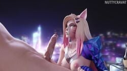 1boy 1boy1girl 1girls 3d :>= ahri animated blonde_hair blowjob blowjob_face bouncing_breasts cum cum_in_mouth cum_on_breasts cum_on_face cum_on_hair cumshot cumshot_on_face eager eager_blowjob enthusiastic_fellatio fellatio fellatio_face fingerless_gloves fox_ears fox_girl foxgirl functionally_nude functionally_nude_female handjob k/da_all_out_ahri k/da_all_out_series kissing_penis league_of_legends licking licking_penis looking_at_partner looking_pleasured looking_up nuttycravat pink_hair riot_games slurping small_breasts sucking sucking_penis tagme throbbing_penis tongue tongue_out vastaya video whisker_markings whiskers worship worshipping