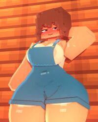 1girls 3d :> big_ass big_breasts big_nipples big_thighs black_eyes breasts brown_hair clothed clothed_female clothing coresvoid curvaceous curvaceous_female curvaceous_figure curves curvy curvy_body curvy_female curvy_figure curvy_hips digital_media_(artwork) farm farm_girl farmer farmgirl female female_focus female_only freckles freckles_on_face hi_res horny_female mcyt mine-imator minecraft minecraft_youtubers nipple_slip oc self_upload shadow short_hair smooth_skin solo solo_female solo_focus square_head tan_body tan_skin tanline tanlines tanned tanned_body tanned_female tanned_skin thick_thighs thighs tomboy twitter_source wide_hips