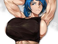 leona heidern from king of fighters by madd horner