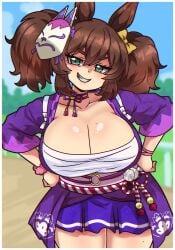 inari one (edomurasaki) (umamusume) from cygames by seireiart