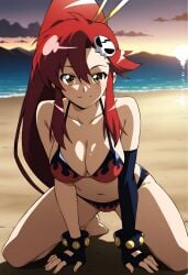 yoko littner from tengen toppa gurren lagann by duderu vanilla