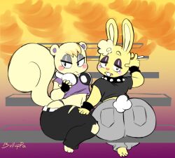 cuddles (htf) from animal crossing by bulluppa