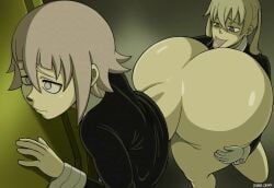 1boy 1girls animated ass ass_bigger_than_head big_ass big_balls big_butt big_penis blonde_female blonde_hair bubble_ass bubble_butt chrona_draws clothing crona_(soul_eater) curvaceous curvy curvy_figure eating eating_ass fat_ass_femboy female female_rimming_male femboy femboy_on_female fully_clothed girly green_eyes heavy_butt hi_res huge_ass huge_balls huge_cock maka_albarn male penis rimming rimming_male soul_eater tagme teenager thick_thighs tongue tongue_in_anus tongue_out video voluptuous voluptuous_male