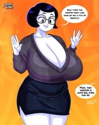 mrs. borzakovskaya from anya's ghost by alvarikokearte
