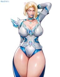 emma frost from marvel by mikadawn