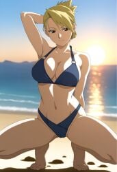 riza hawkeye from fullmetal alchemist by duderu vanilla