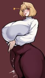 1futa arcueid_brunestud ass big_breasts big_penis blonde_futa blonde_hair blush breasts breasts_bigger_than_head busty dick dickgirl enormous_breasts erect_penis erection erection_under_clothes fat_cock futa_only futanari huge_ass huge_breasts huge_cock large_breasts large_penis melty_blood_arcueid_figure_(meme) meme mostly_clothed nipple_bulge nipples_visible_through_clothing owner_(artist) penis penis_under_clothes plump red_eyes sequence thick_thighs throbbing throbbing_penis tongue tongue_out tsukihime wide_hips wink
