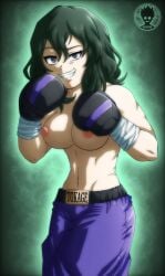 1female 1girls 2022 alternate_version_at_source alternate_version_available areolae artist_logo big_boobies big_breasts big_titties black_boxing_gloves boku_no_hero_academia boobies_out boobs_out boxing boxing_gloves boxing_gloves_only boxing_shorts breasts breasts_out character_name cleavage dated digital_art digital_drawing_(artwork) digital_media digital_media_(artwork) eyebrow_raised female female_focus female_only female_solo fit_female green-haired_female green_hair looking_aside_at_viewer looking_at_viewer my_hero_academia nipples purple_eyes purple_eyes_female purple_shorts raised_eyebrow round_boobies round_boobs round_breasts round_tits round_titties setsuna_tokage sharp_teeth shiny shiny_body shiny_boobies shiny_boobs shiny_breasts shiny_hair shiny_skin shiny_tits shiny_titties solo solo_female solo_focus sports_tape suture_art tits_out titties titties_out tokage_setsuna topless topless_female voluptuous voluptuous_body voluptuous_female watermark