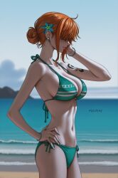 nami (one piece) from one piece by prixmal