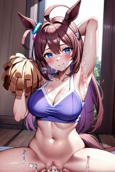 ai_generated animal_ears cygames dmm_games doujin fictional fictional_product fictitious horse_ears_girl inspired_by_real_derby_horse japan_umamusume_training_schools_and_colleges mihono_bourbon_(umamusume) nsfw seductive sensitive tracen_academy umamusume umamusume_pretty_derby umsk unofficial うましこ ウマシコ