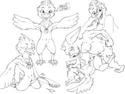 animal_genitalia anthro avian avian_penis bokoblin rito soft_feathers tagme tears_of_the_kingdom the_legend_of_zelda tulin_(zelda)