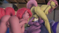 3d_(artwork) absurd_res animal_genitalia animal_penis anthro anthrofied ass balls big_breasts breasts digital_media_(artwork) equid equine equine_genitalia equine_penis fellatio female fingering fingering_self fluttershy_(mlp) friendship_is_magic fti_crossgender full-package_futanari futanari genitals group group_sex hair hasbro herm herm/female hermaphrodite hi_res intersex intersex/female mammal masturbation multi_genitalia my_little_pony nipples nude oral penile penis pink_body pink_hair pinkie_pie_(mlp) purple_body purple_hair pussy rule_63 sex skyleesfm smooth_skin threesome trio twilight_sparkle_(mlp) yellow_body