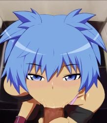 1080p 2boys 2d 2d_(artwork) 2d_animation 2d_artwork :>= animated animation assassination_classroom big_penis blowjob blue_eyes blue_hair blush c3_piyo cum cum_in_mouth cum_on_face cum_on_hair digital_art digital_media digital_media_(artwork) duo fellatio femboy gay girly horny_male licking_penis licking_tip longer_than_30_seconds looking_at_viewer male male_on_femboy male_only male_pov oral oral_sex penis pov pov_blowjob shiota_nagisa shorter_than_one_minute sound tagme trap video yaoi you