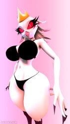 3d 3d_(artwork) 9:16 alternate_version_available artist_name big_breasts bra breasts deckersfm helluva_boss looking_at_viewer pink_background red_eyes simple_background stella_(helluva_boss) thick_thighs underwear vivienne_medrano wide_hips