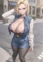 android 18 from dragon ball