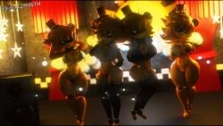 3d 3d_(artwork) 4girls areolae artist_name big_breasts bikini breasts cally3d clazzey cleavage completely_nude completely_nude_female cryptiacurves curvy detailed_background fazclaire's_nightclub female female_only five_nights_at_freddy's fnaf freddy_(fnaf) fredina's_nightclub fredina_(cally3d) frenni_(cryptia) frenni_fazclaire golden_freddy golden_freddy_(fnaf) golden_fredina_(cally3d) hat hi_res hourglass_figure nipples panties scottgames silver2299 smile thick_thighs thighhighs type_0 voluptuous wide_hips