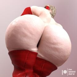 3d 3d_(artwork) ass bbw big_ass big_breasts blonde_hair blue_eyes breasts butt_focus daz3d daz_studio fat_ass female gilf granny hand_on_butt hand_on_hip hips large_ass large_breasts looking_at_viewer lowhangingfruit3d_(artist) mature_female obese old_woman original_character overweight overweight_female pinup solo solo_female solo_focus spider-gran_(lhf3d) superhero superhero_costume superheroine sweat sweating thick_ass wide_hips