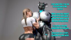 2girls 3d athletic athletic_female big_breasts blonde_hair bottom_heavy breast_sucking breasts busty cleavage curvaceous curvy curvy_figure cyberdragon cybernetic cybernetics dialogue digital_media_(artwork) dragon dragon_humanoid english english_dialogue english_text enhanced_breasts eyebrows eyelashes eyes female female_focus female_only fit fit_female hair hannah_reese hips hourglass_figure huge_breasts human human_on_humanoid humanoid humanoid_on_human large_breasts legs light-skinned_female light_skin lips long_hair mature mature_female nipple_suck original original_character original_characters round_breasts scalie scalie_female scalie_humanoid sevenarts sucking sucking_nipples synthetic text thesevenartsx thick thick_legs thick_thighs thighs toned toned_female top_heavy unit_67-onyx upper_body voluptuous waist wide_hips yuri