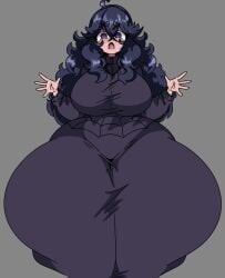 1girls big_breasts big_thighs bottom_heavy breasts dress female female_focus female_only fully_clothed hex_maniac huge_nipples hyper hyper_hips hyper_thighs inakotho massive_thighs nintendo pokemon pokemon_xy solo thick_thighs thighs wide_hips