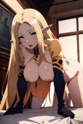 1girls ai_generated alpha_(the_eminence_in_shadow) elf female_focus female_only hi_res huge_breasts kage_no_jitsuryokusha_ni_naritakute! nateyo seductive_look solo stable_diffusion the_eminence_in_shadow