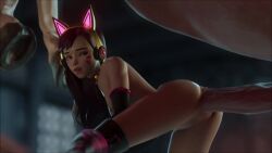 1animal 1girls 3d anal anal_grip animal_penis animated ass_focus boots breasts brown_hair cat_ears choker cum cum_in_ass cum_inside cum_leaking cum_on_ass cum_on_back cum_on_body d.va deep_penetration distended_belly distended_stomach distension distention ejaculation equine_penis female feral_on_human feral_penetrating_human gushing_cum horse horse_penis horsecock leaking_cum leaking_cum_from_asshole long_hair makeup mp4 no_sound overwatch rough_sex shorter_than_one_minute stockings stomach_bulge thebartender video zoophilia