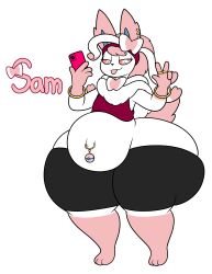 big_ass bubble_butt eeveelution huge_ass huge_belly large_belly nocom_arcane pokémon_(species) pokemon sylveon